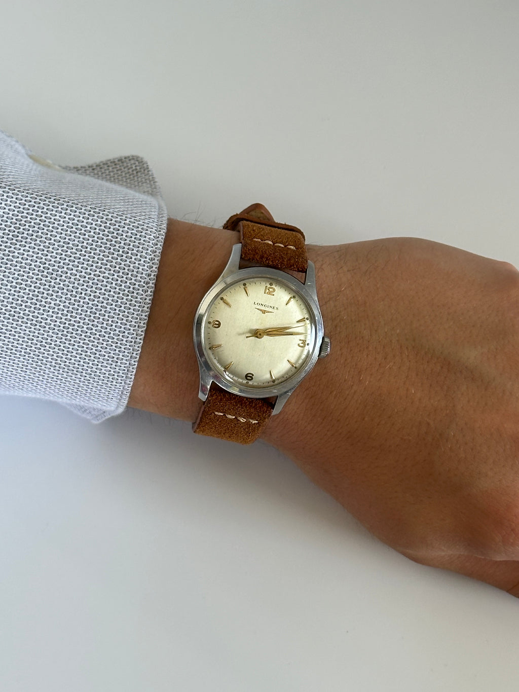 Longines ref. 6264 Small Seconds na nadgarstku